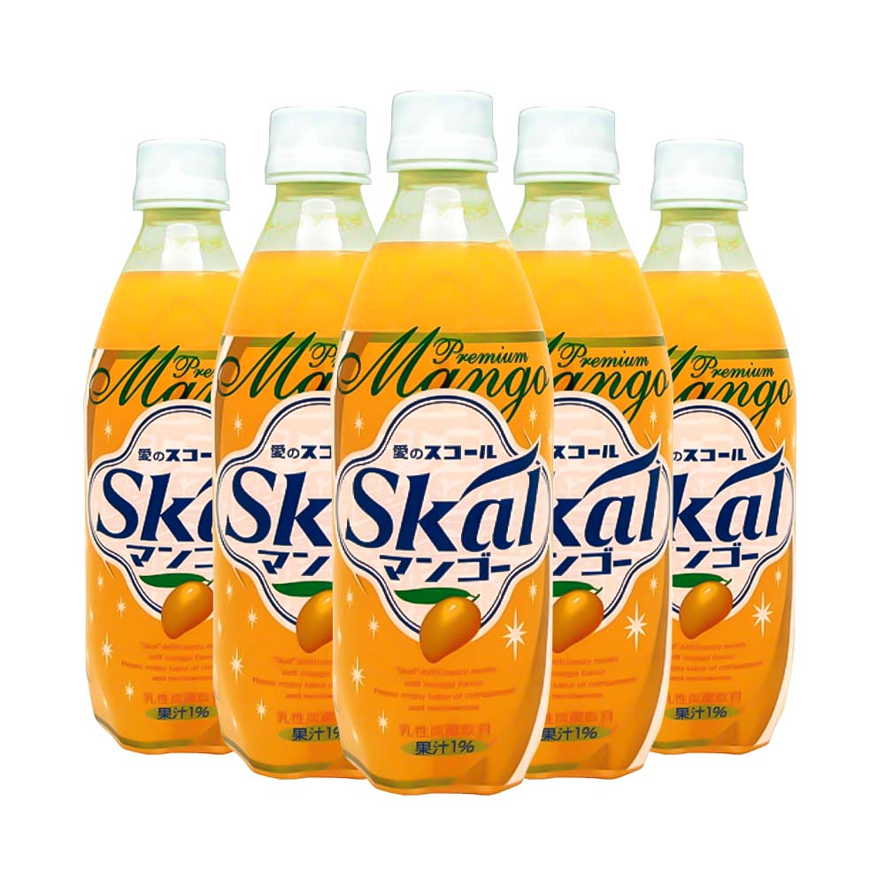 Combo 5 chai nước uống dairy Skal Mango 500ml
