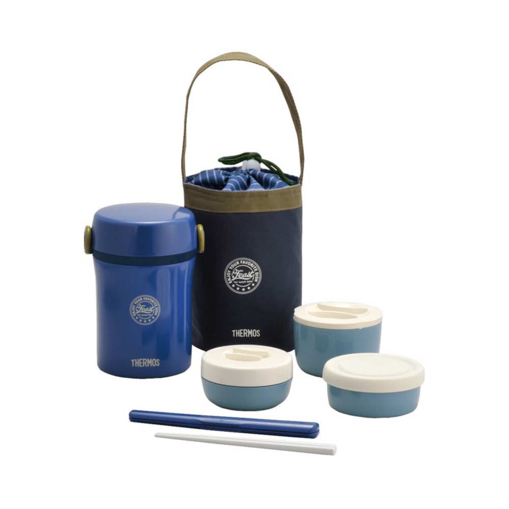 Hộp cơm giữ nhiệt Thermos JBC-801-BLUE