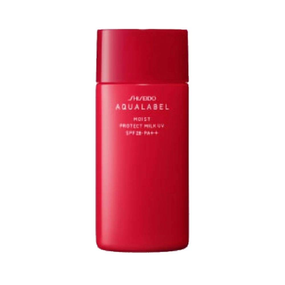 Sữa dưỡng da chống nắng Shiseido Aqualabel Moist Protect Milk UV màu đỏ