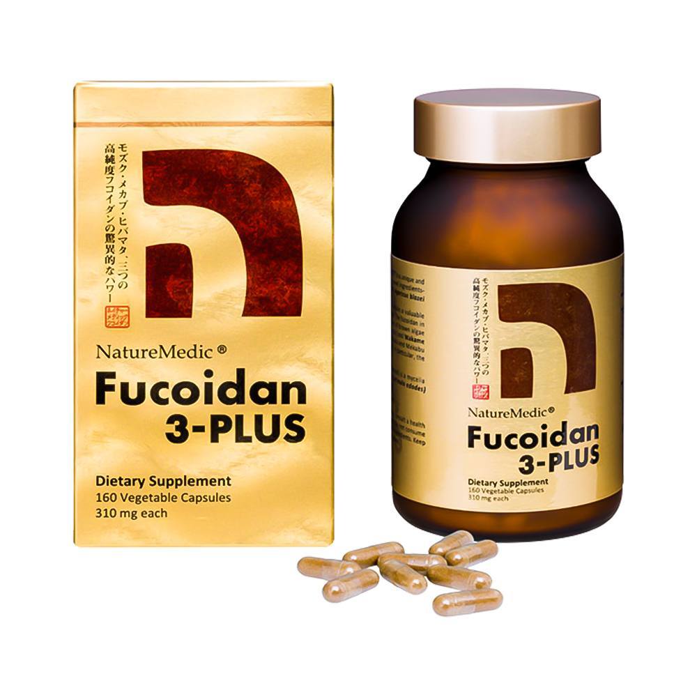 Viên uống hỗ trợ điều trị ung thư Fucoidan 3-Plus NatureMedic 160 viên