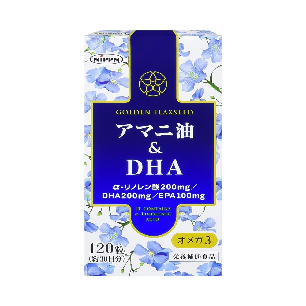 Viên uống bổ não NIPPN Golden Flaxseed DHA 120 viên
