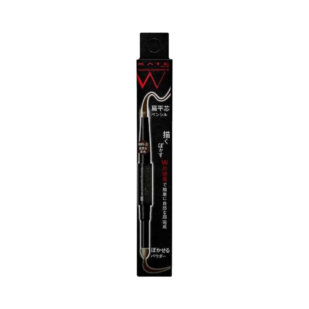 Chì kẻ chân mày 2 đầu Kanebo Kate Lasting Eyebrow W 0.5g (Màu BR3)