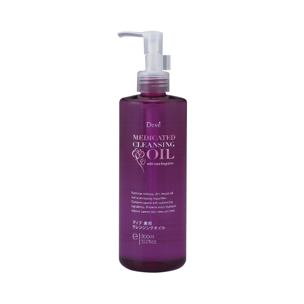 Dầu tẩy trang cho da khô Kumano Deve Medicated Cleasing Oil 300ml
