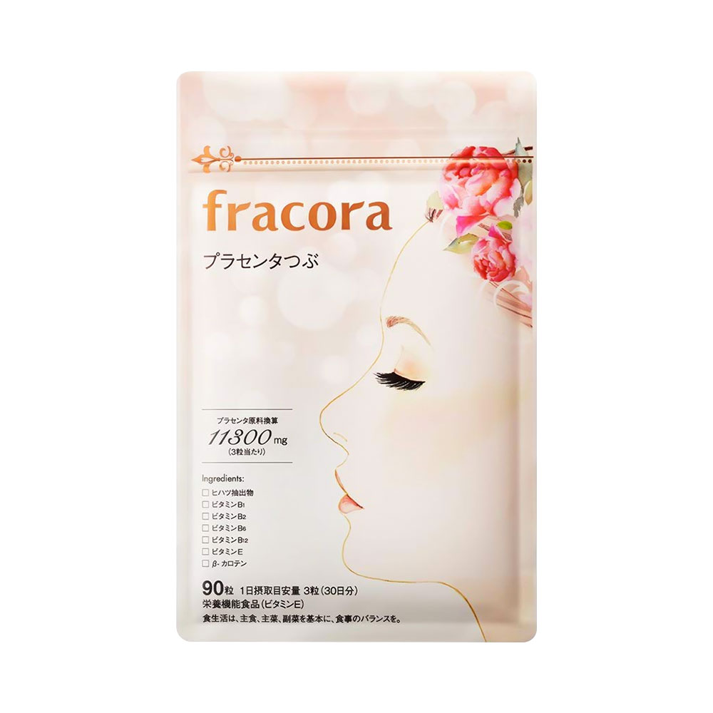 Viên uống trắng da Fracora White Placenta 90 viên