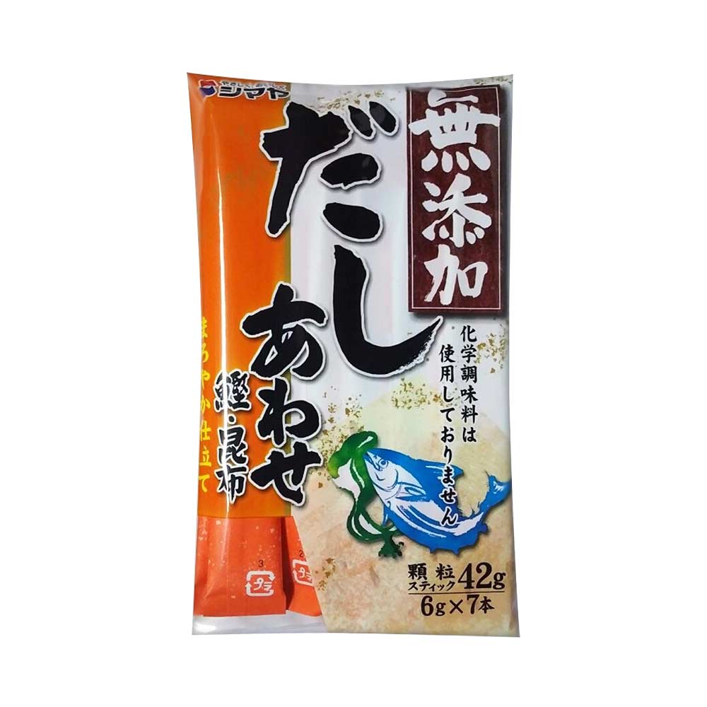 Bột nêm từ cá ngừ và tảo bẹ Shimaya Mutenka Dashi Awase Katsuo Kombu 42g