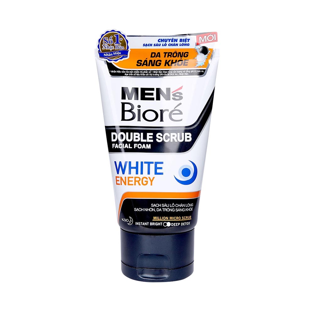 Sữa rửa mặt cho nam sáng da Bioré White Energy 100g
