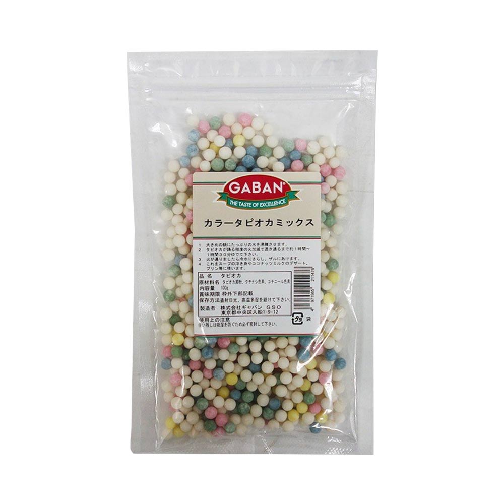 Trân châu màu Gaban 100g