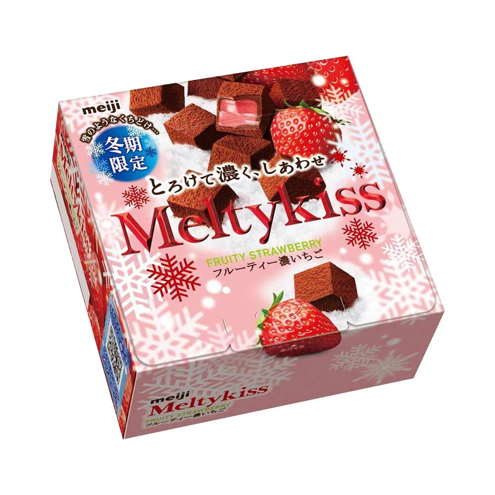 Socola nhân dâu tây Meiji Melty Kiss 56g