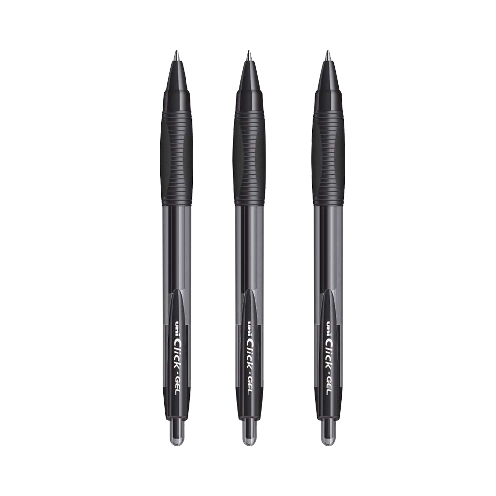 Combo 3 bút bi bấm Uni Click Gel XSG-R7
