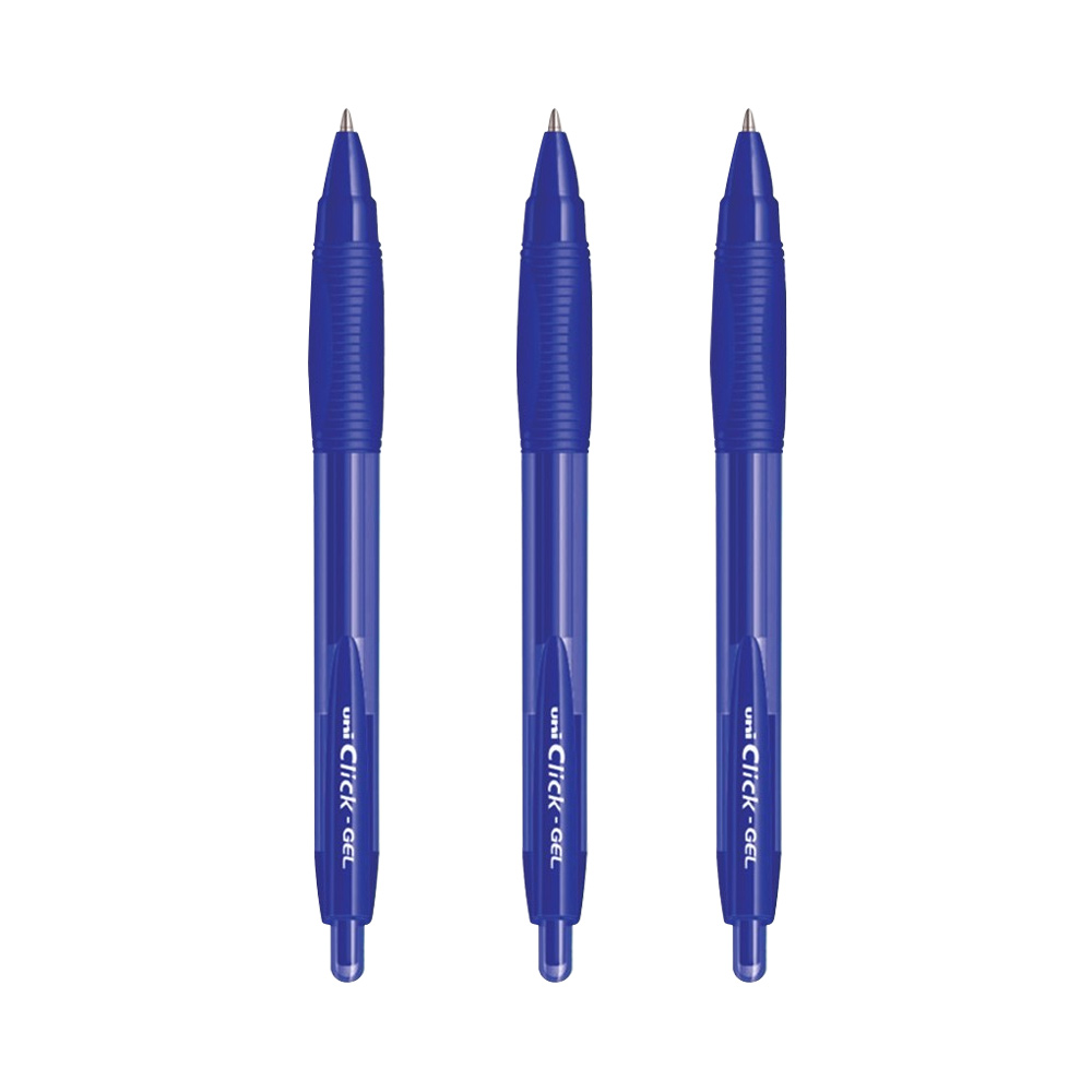 Combo 3 bút bi bấm Uni Click Gel XSG-R7
