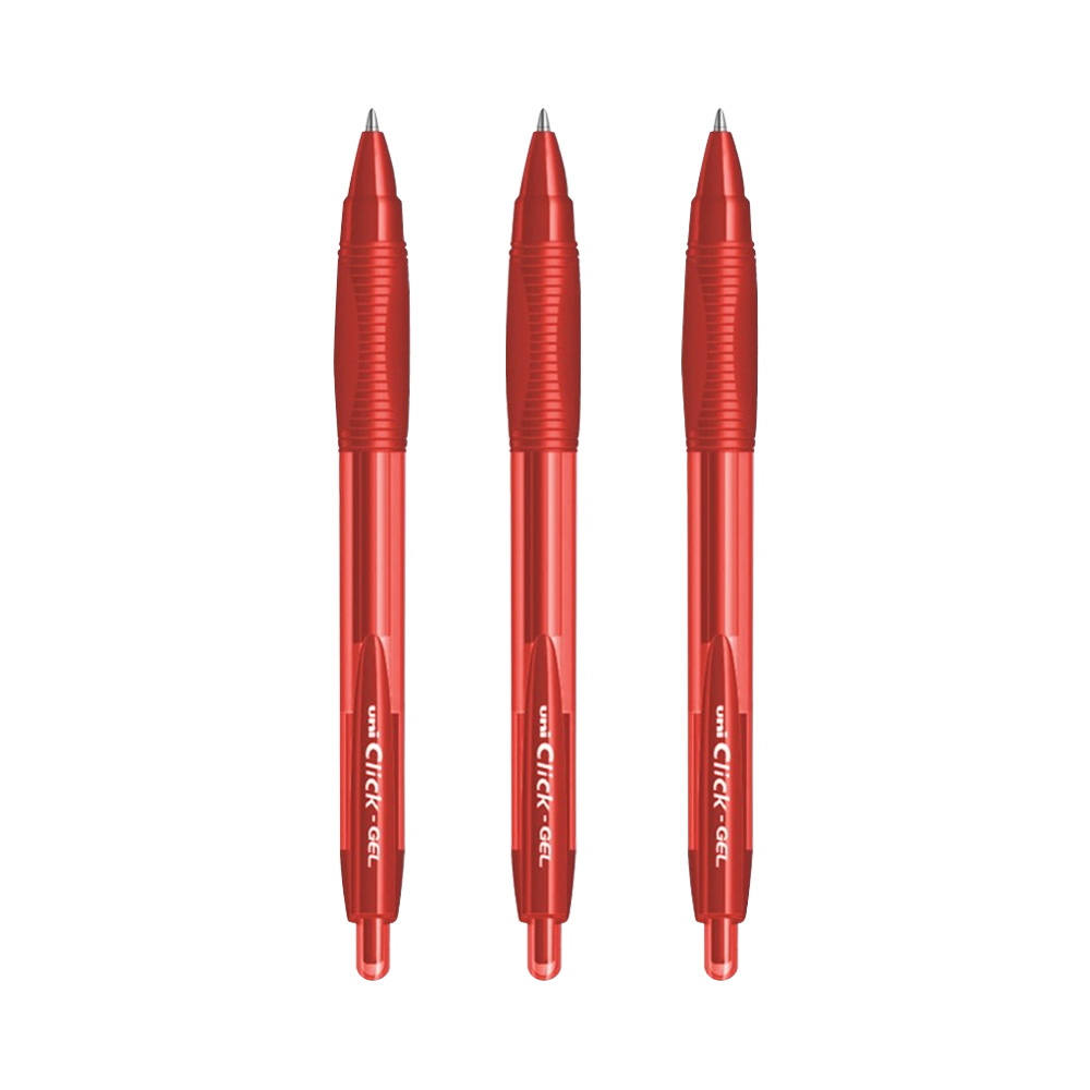 Combo 3 bút bi bấm Uni Click Gel XSG-R7