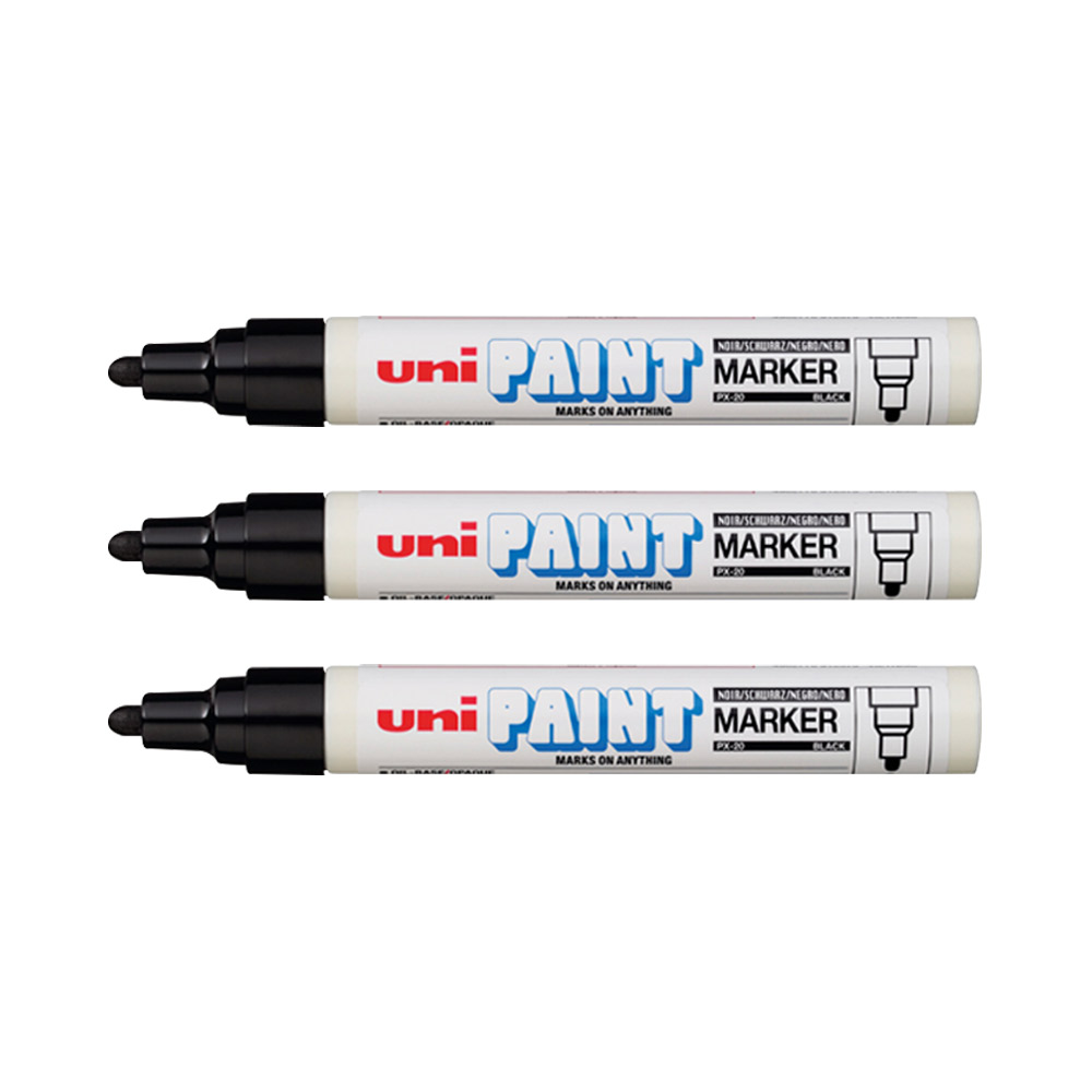 Combo 3 bút sơn nét lớn Uni Paint Marker  PX-20