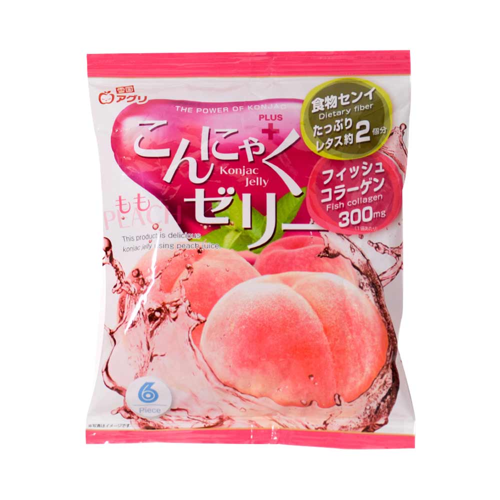 Thạch rau câu vị đào Konjak Jelly Peach 108g