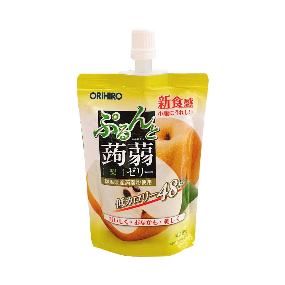 Thạch rau câu vị lê Orihiro Jelly Pear (Dạng túi)