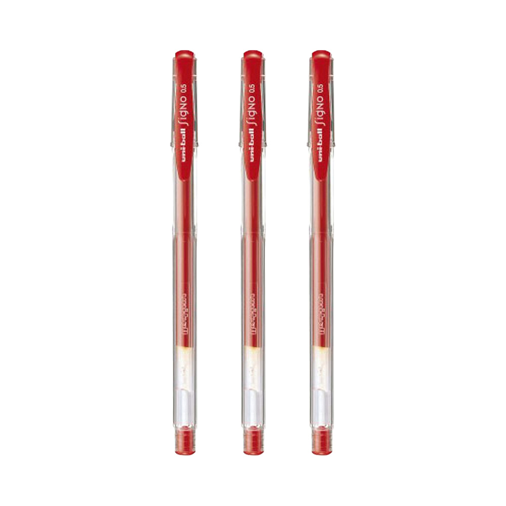 Combo 3 bút gel Uniball Signo UM-100 0.5