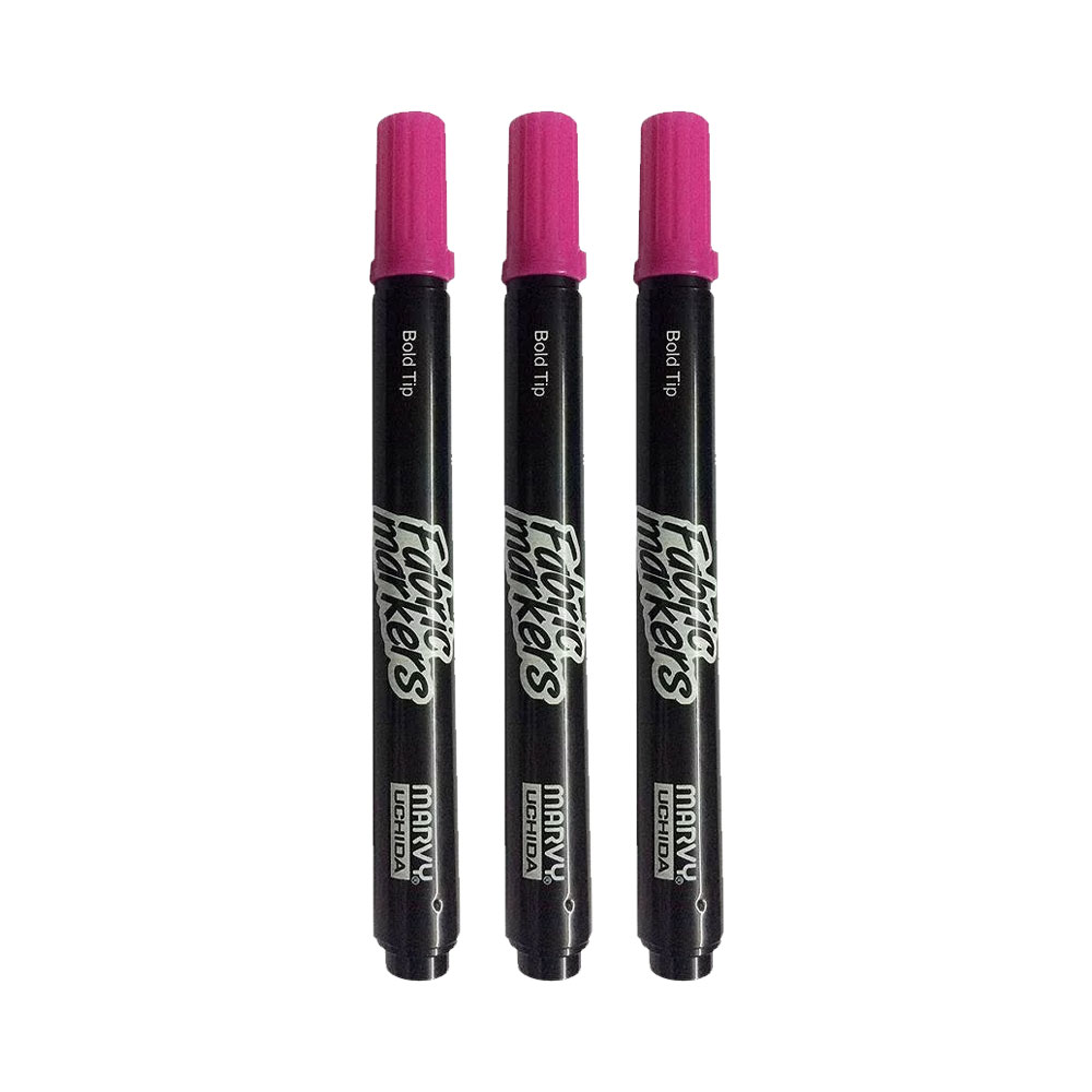 Combo 3 bút vẽ vải Marvy Uchida Fabric Markers 520