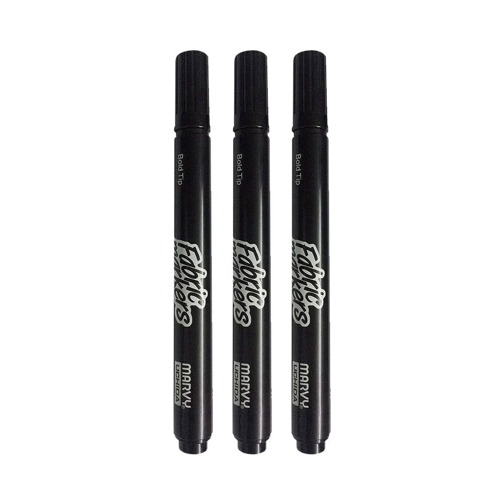 Combo 3 bút vẽ vải Marvy Uchida Fabric Markers 520