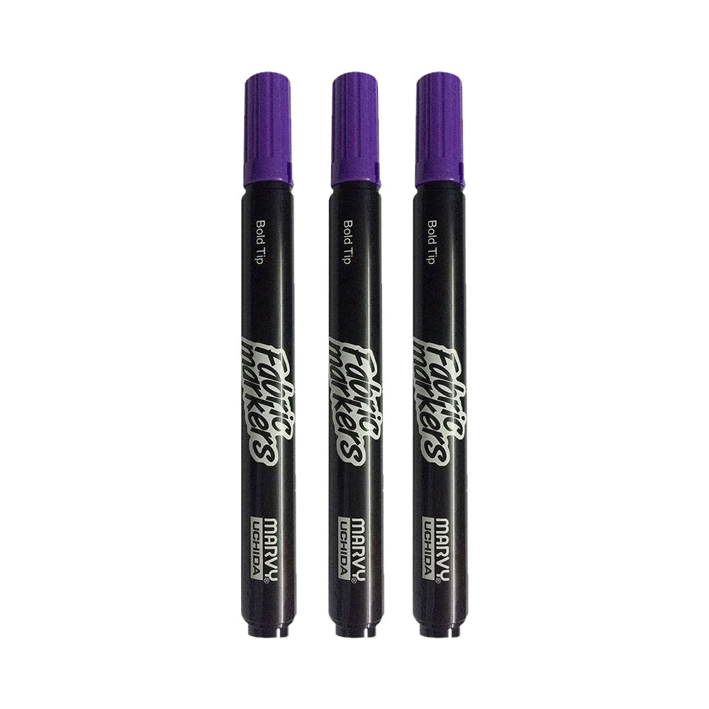 Combo 3 bút vẽ vải Marvy Uchida Fabric Markers 520