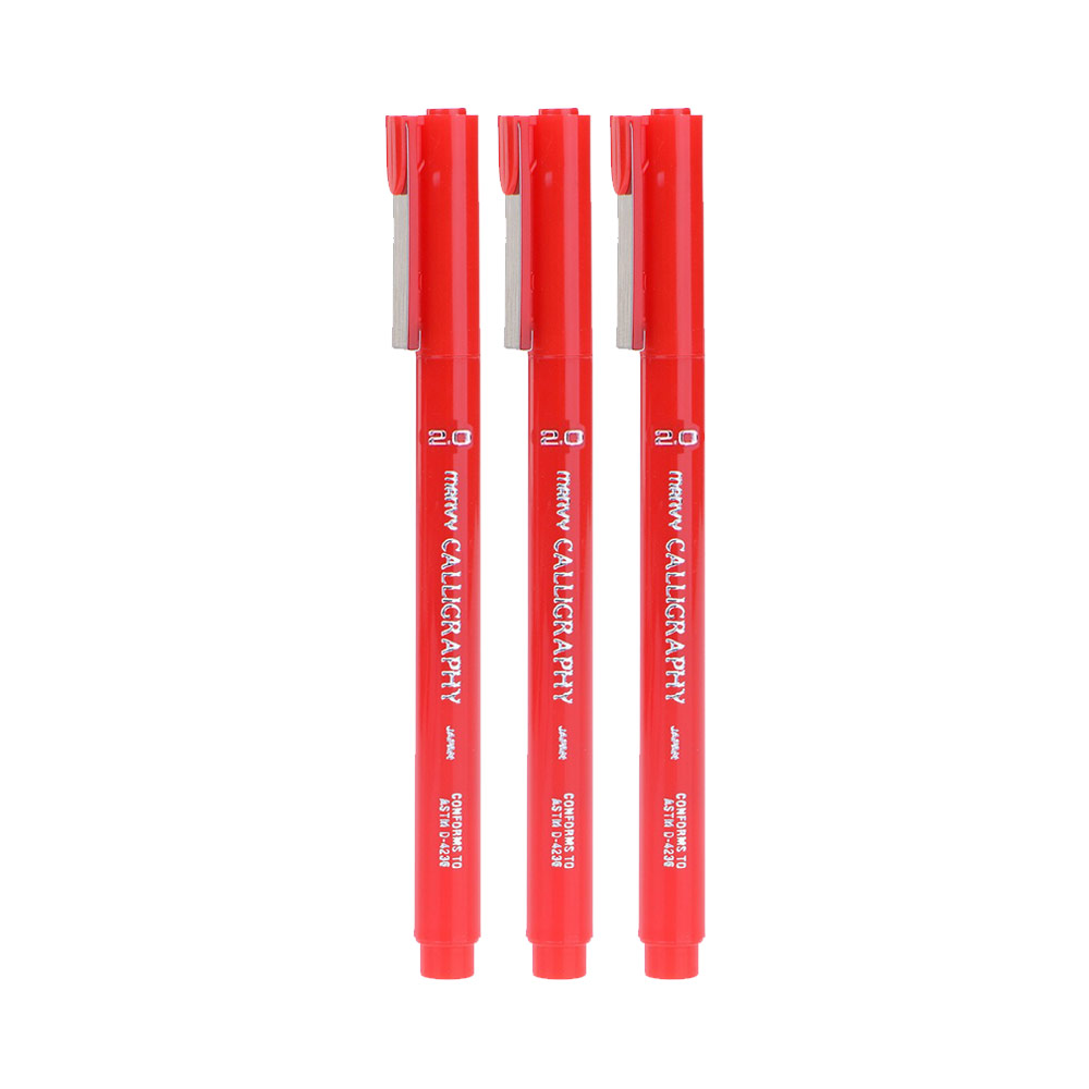 Combo 3 bút viết thư pháp Marvy Uchida Calligraphy 6020