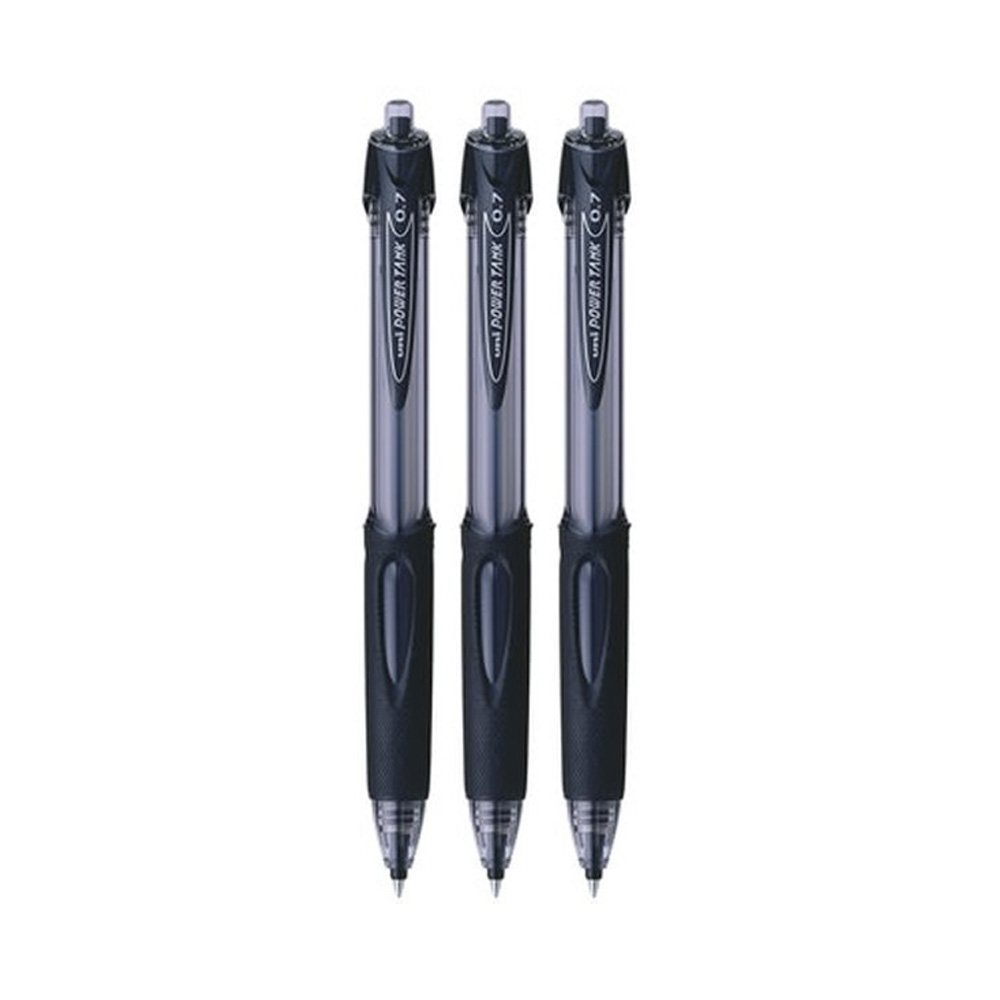 Combo 3 bút bi bấm Uni Power Tank SN-227 0.7mm