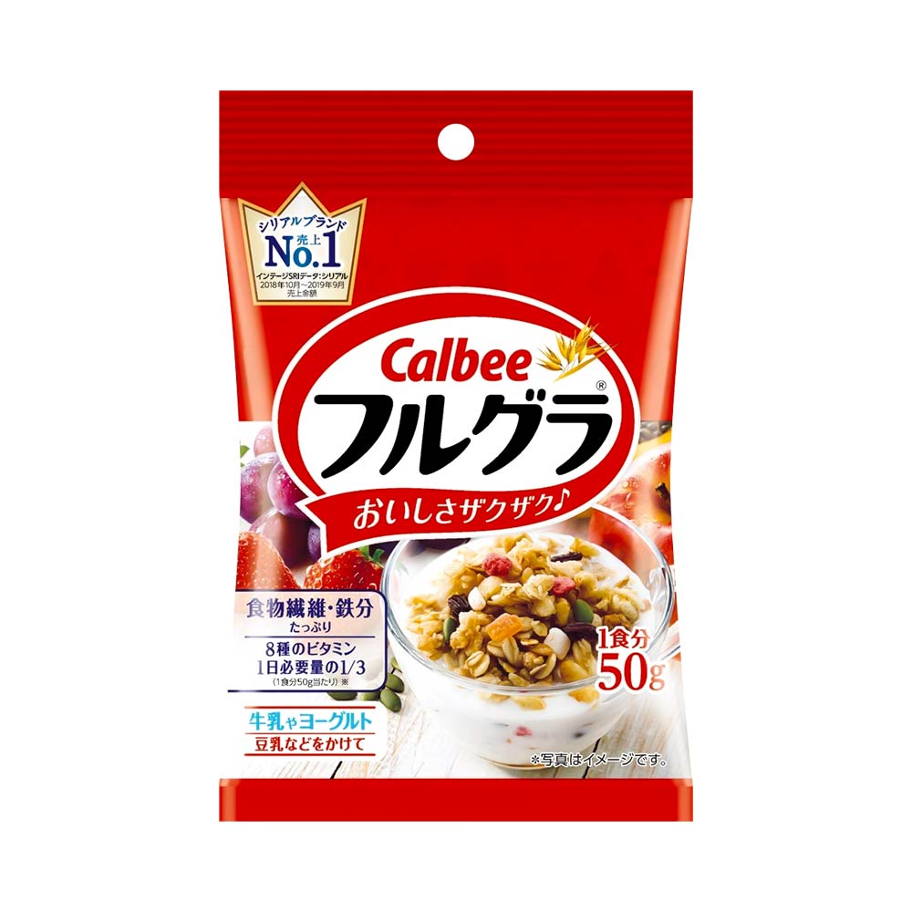 Ngũ cốc trái cây Calbee Nhật Bản 50g