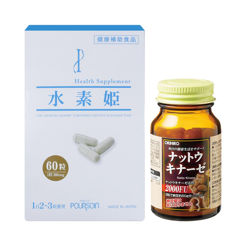 Bộ đôi chăm sóc sức khỏe Orihiro & bổ sung Canxi Poursoin