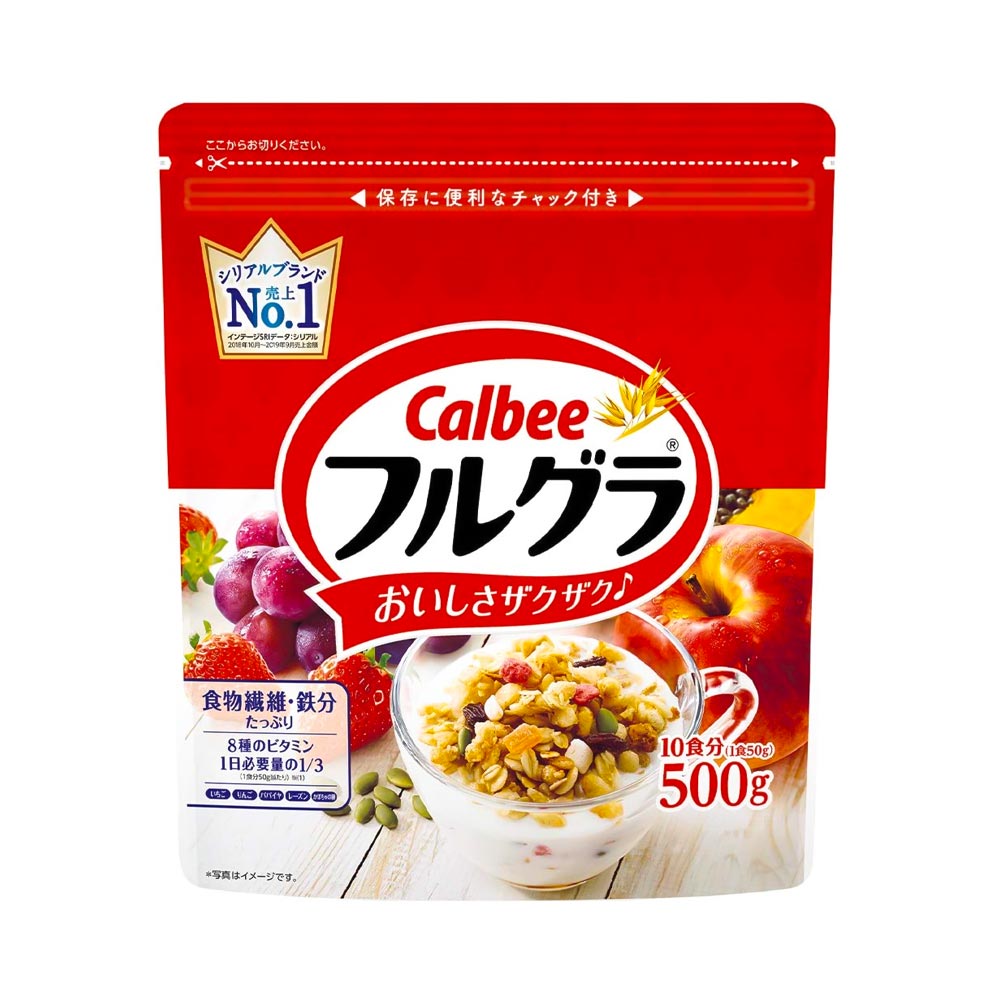 Ngũ cốc trái cây Calbee Nhật Bản 500g