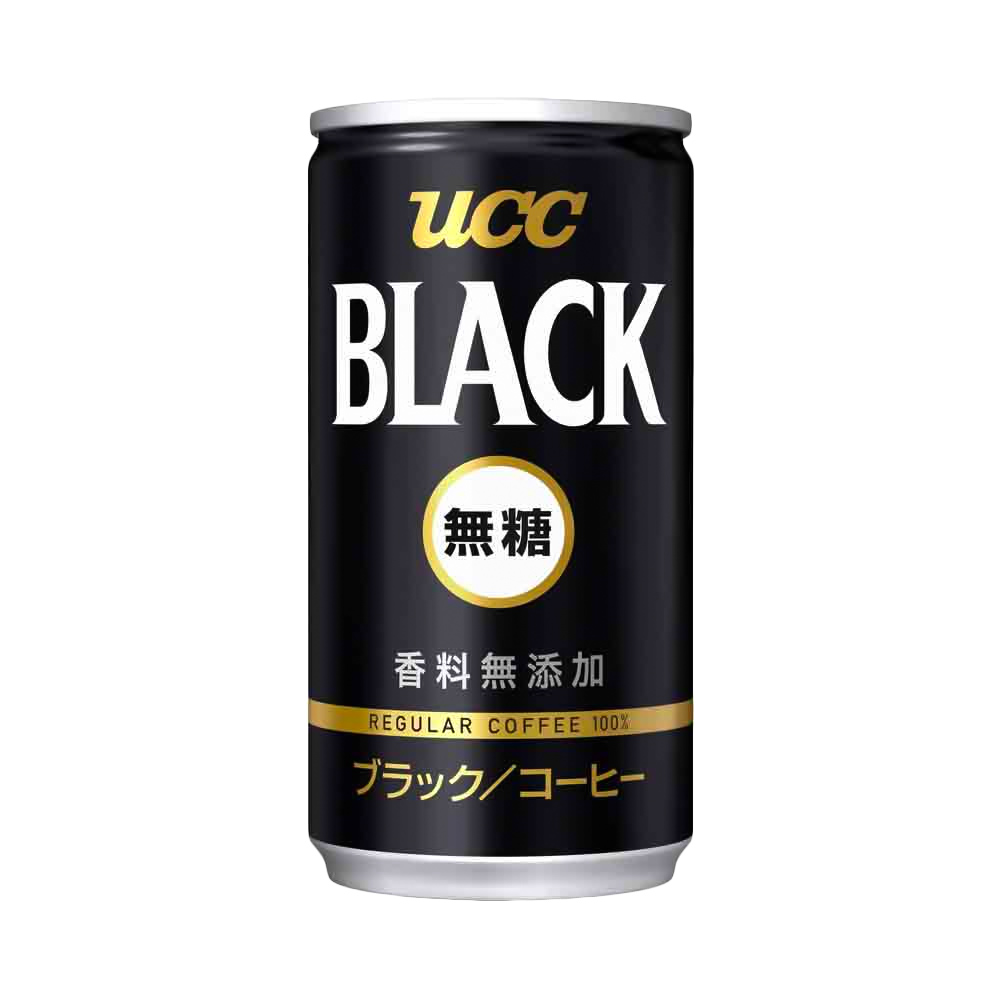 Cà phê lon không đường UCC Black Sugar Free 185g