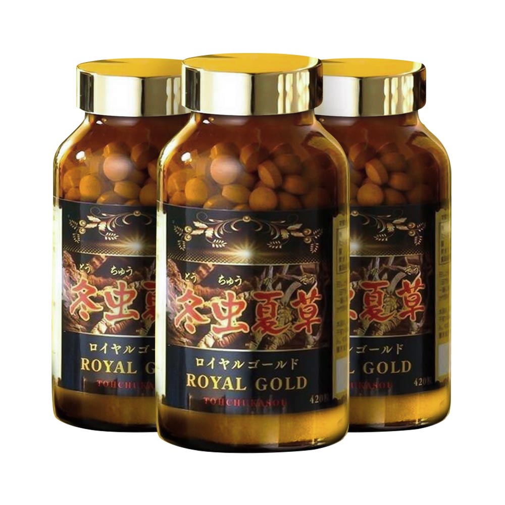 Combo 3 hộp đông trùng hạ thảo Tohchukasou Royal Gold 420 viên