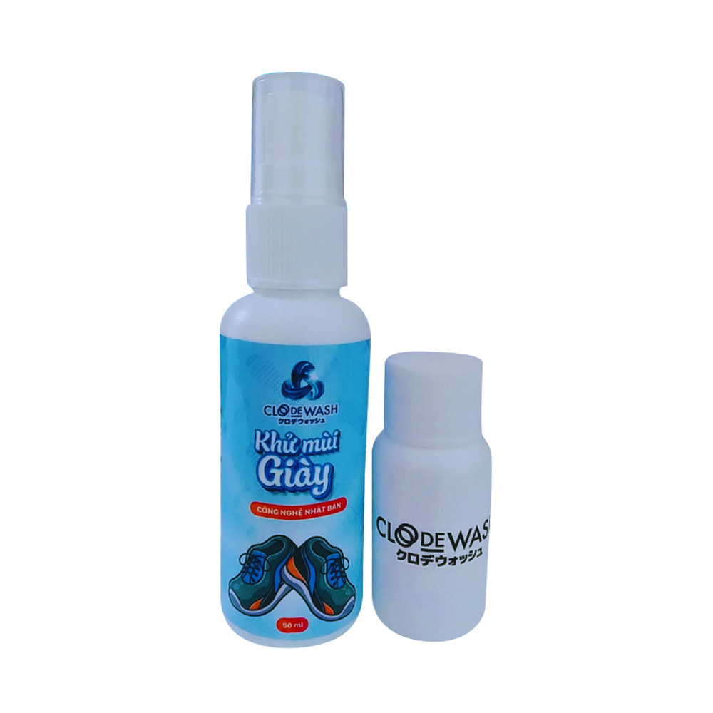 Xịt khử mùi giày công nghệ Nhật Bản CLODEWASH 50ml