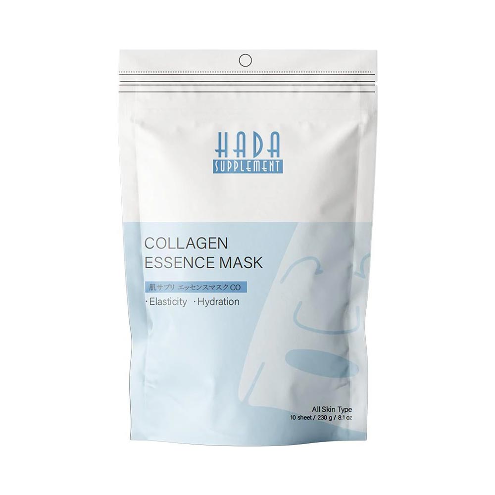 Mặt nạ Mitomo Hada Supplement Collagen Essence 10 miếng (Nội địa Nhật)