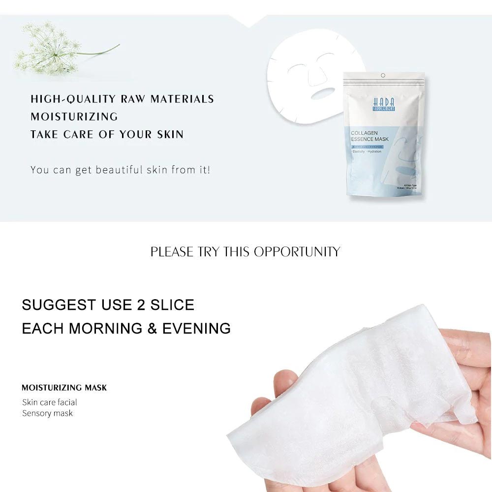 Mặt nạ Mitomo Hada Supplement Collagen Essence 10 miếng (Nội địa Nhật)
