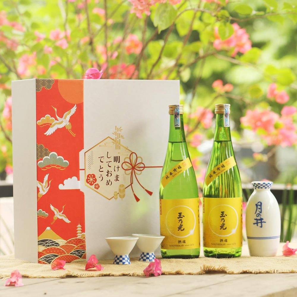 Hộp quà rượu Junmai Ginjo Shukon 720ml 