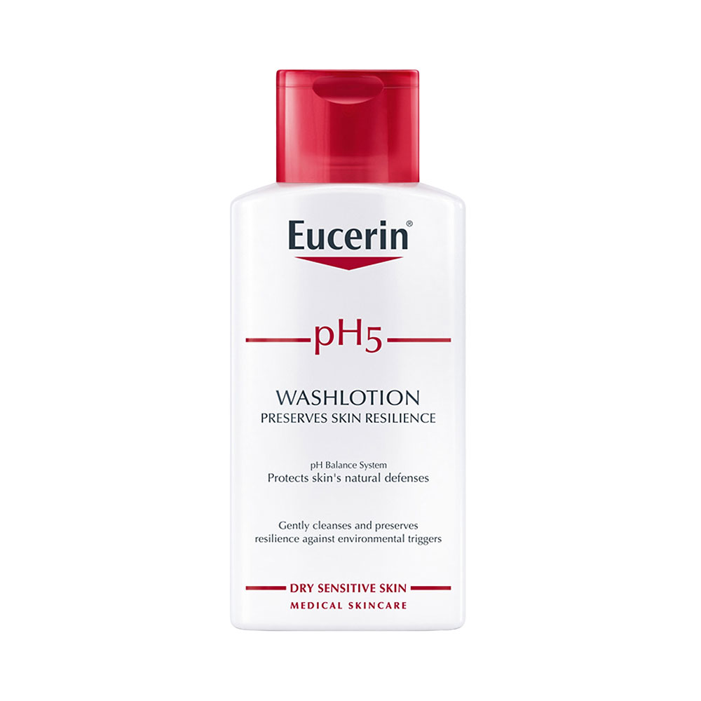 Sữa tắm dạng gel pH5, cho da nhạy cảm Eucerin pH5 Washlotion 200ml/400ml (Có Hương Liệu)