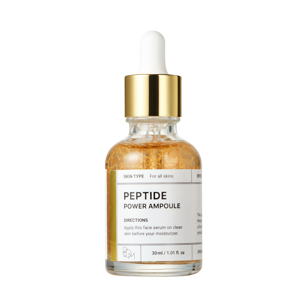 Tinh chất 24K làm sáng và săn chắc da B.O.M Peptide Power Ampoule 30ml