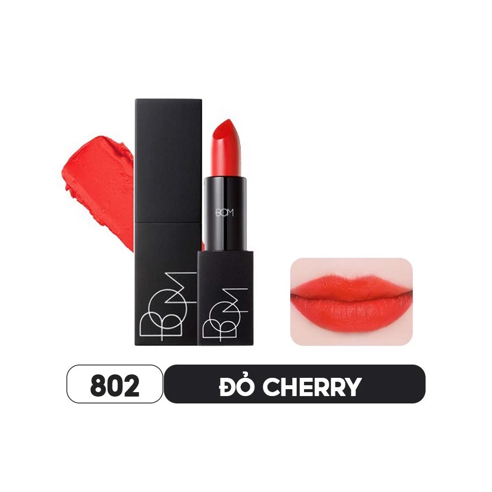 Son lì giàu dưỡng, bền màu lâu trôi B.O.M My Lipstick 3.5g