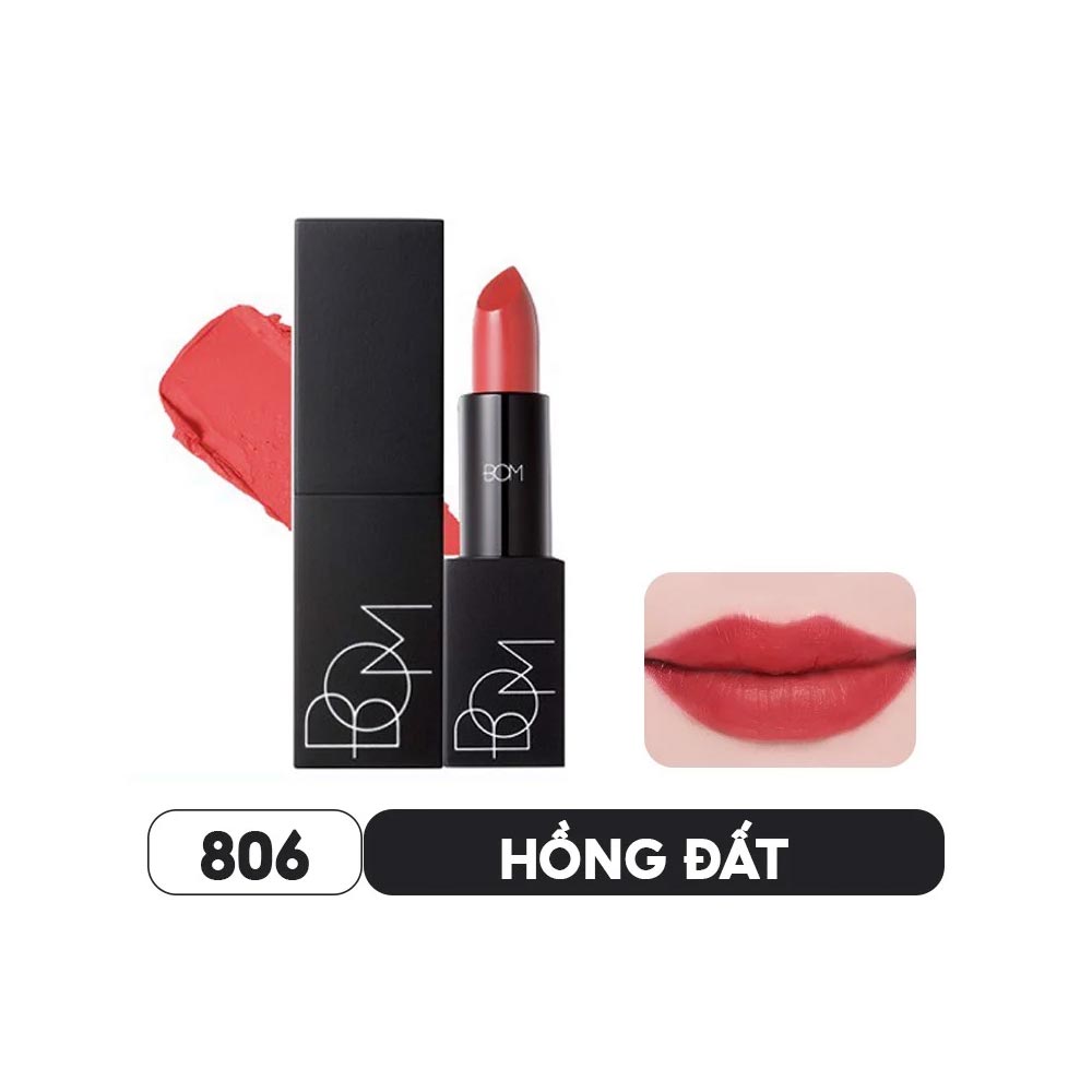 Son lì giàu dưỡng, bền màu lâu trôi B.O.M My Lipstick 3.5g