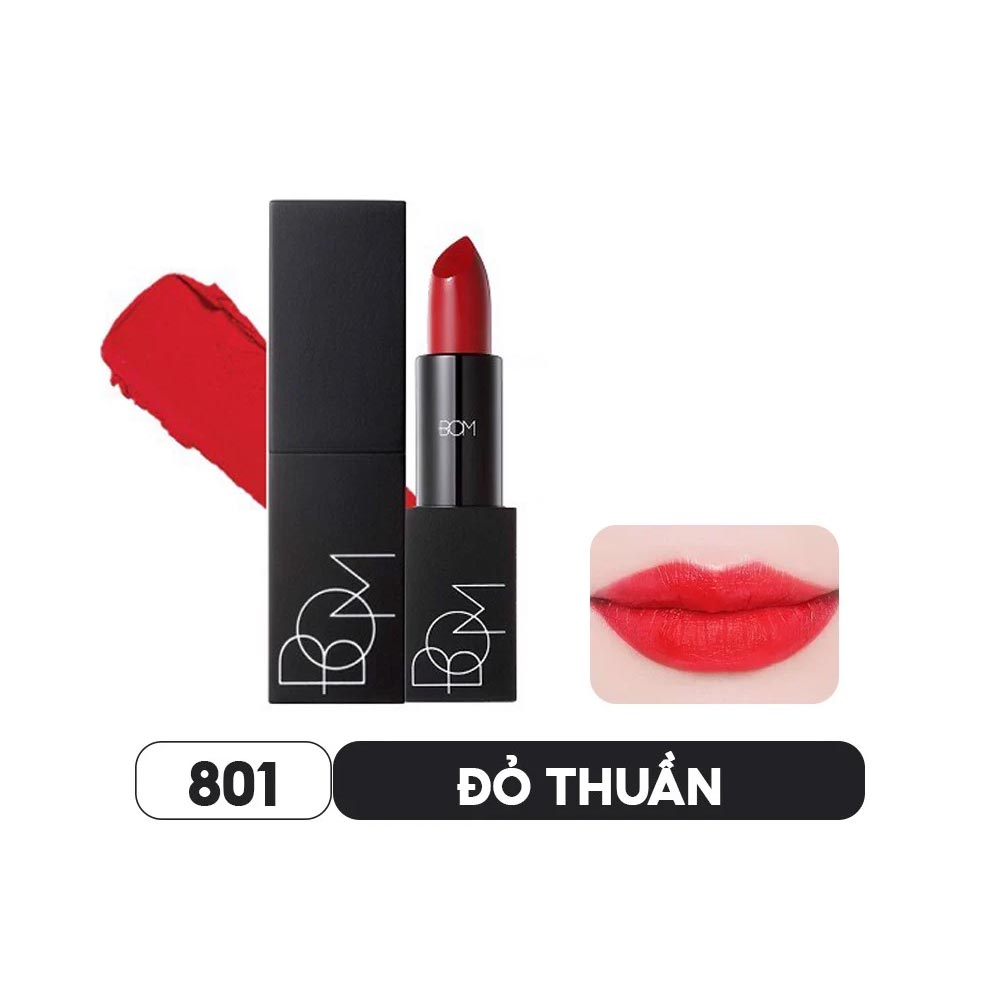 Son lì giàu dưỡng, bền màu lâu trôi B.O.M My Lipstick 3.5g