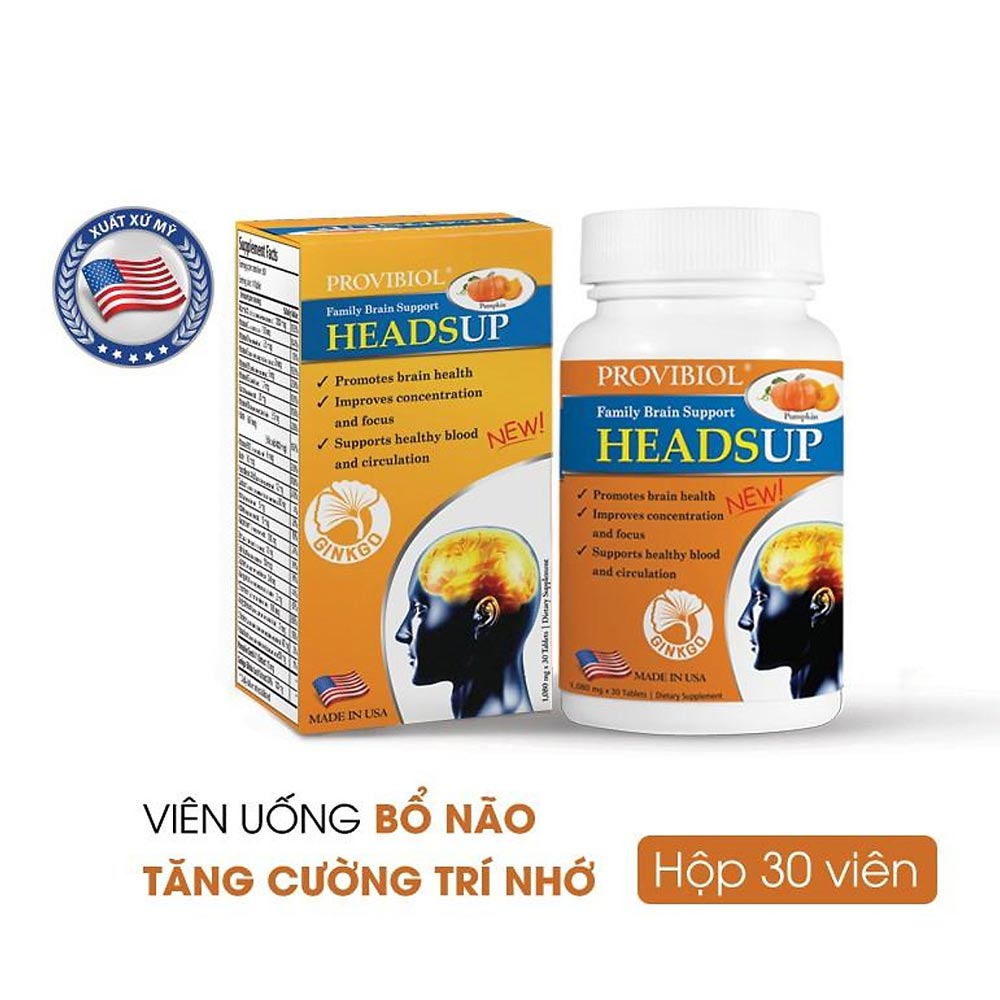 Viên uống bổ não Provibiol Headsup