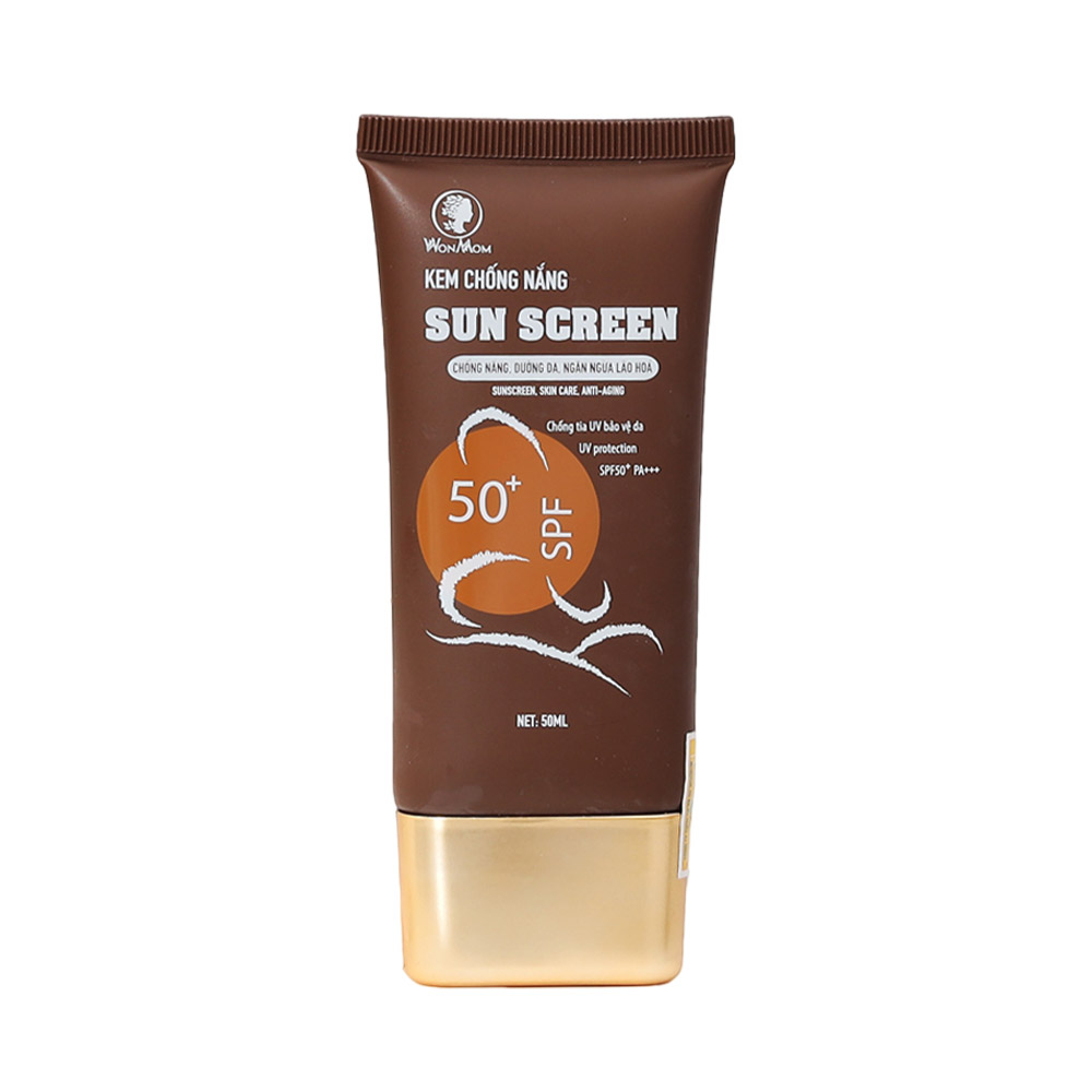 Kem chống nắng vật lý Wonmom Sunscreen SPF50+ 50ml