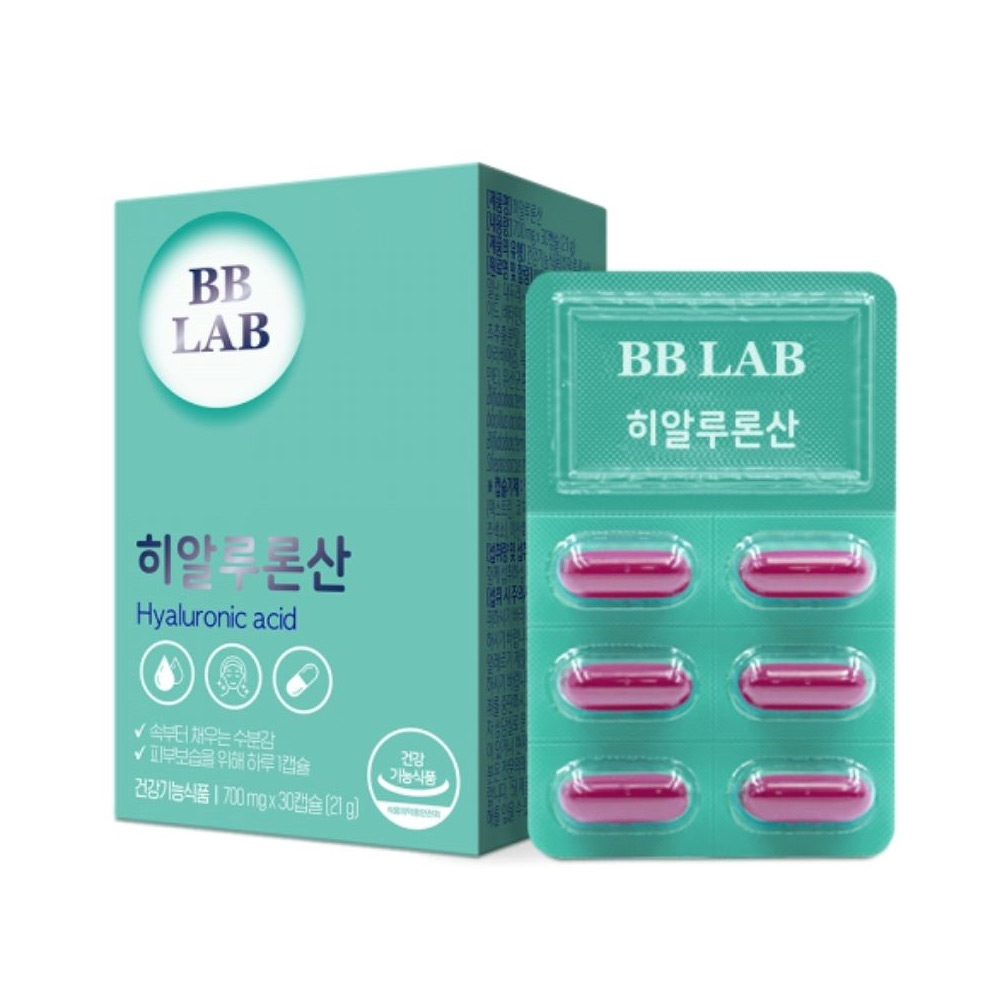 Viên uống cấp nước dưỡng ẩm da BB LAB Hyaluronic Acid 30 viên