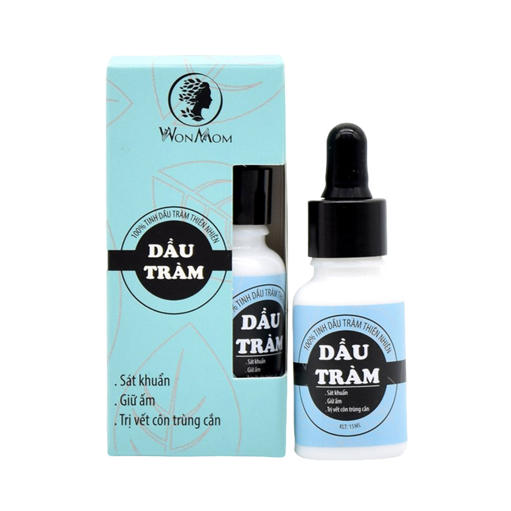 Dầu tràm thiên nhiên cho bé Wonmom 15ml