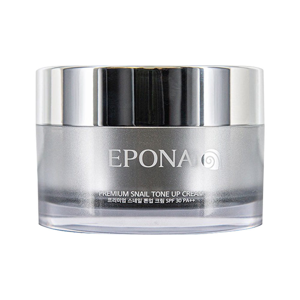 Kem dưỡng trắng nâng tone mỏng nhẹ ngăn lão hóa Epona Premium Snail Tone Up Cream SPF 30 PA++ Hàn Quốc 50ml