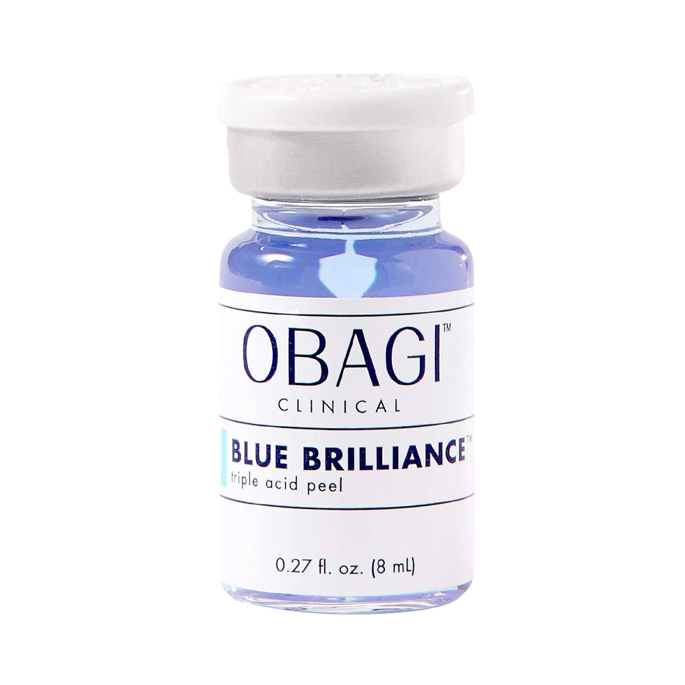 Bộ Peel Tái Cấu Trúc Nền Da Obagi Clinical Blue Brilliance Triple Acid Peel (Hộp 4 Lọ X 8ml)