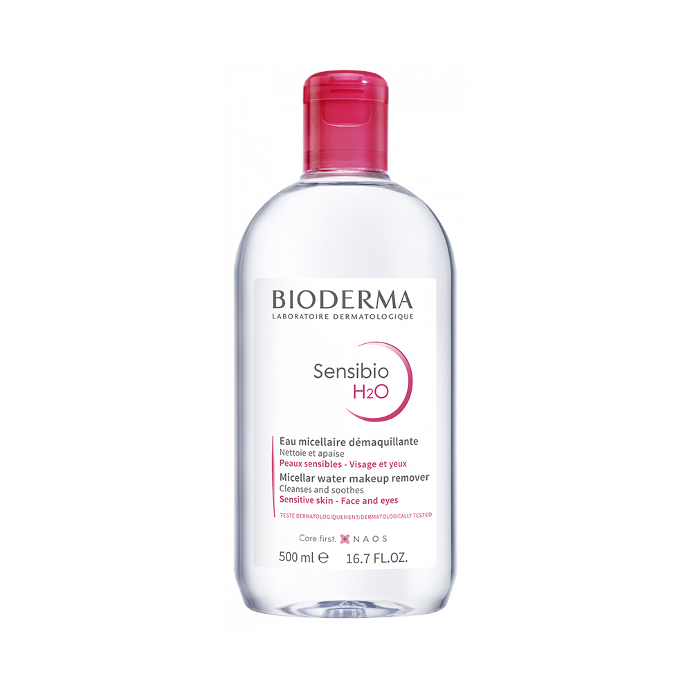 Nước tẩy trang cho da nhạy cảm Công nghệ Micellar Bioderma Sensibio H2O 500ml