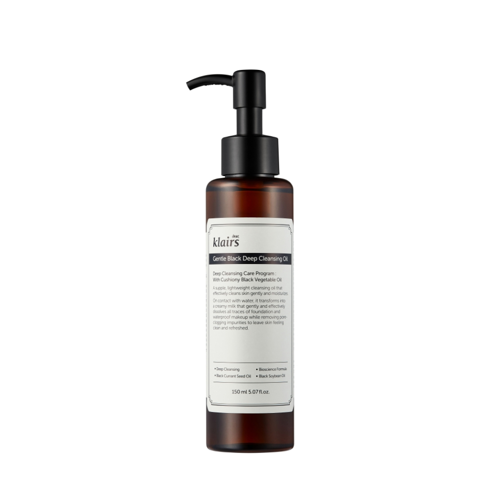 Dầu tẩy trang Klairs Gentle Black Deep Cleansing Oil 150ml