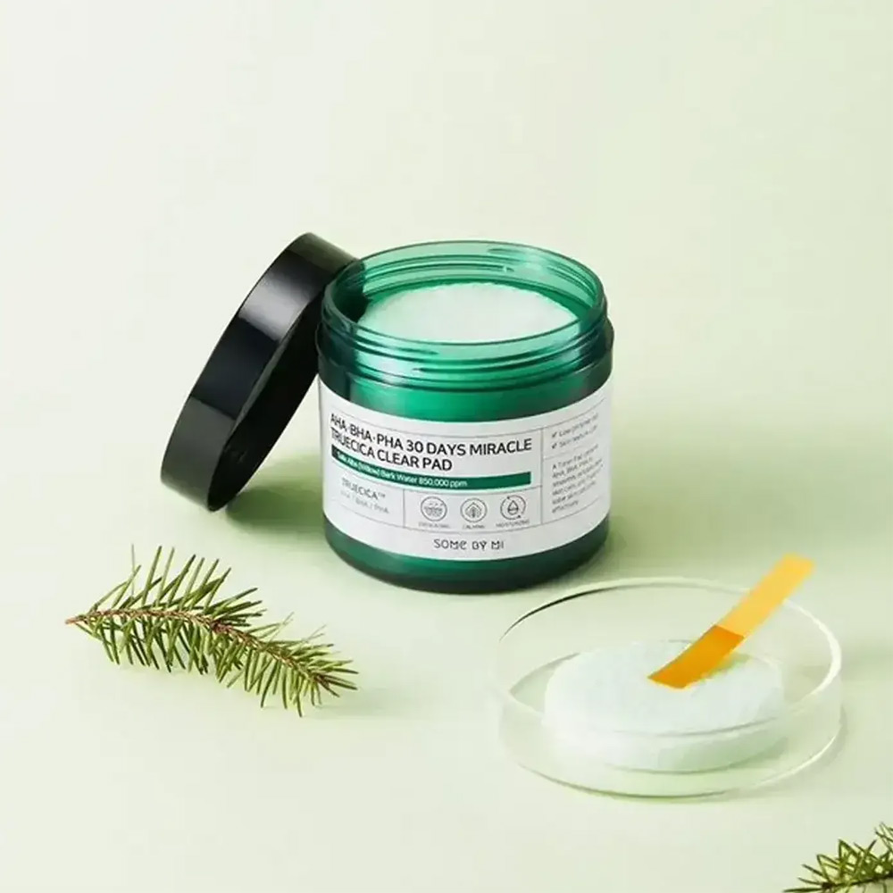 Bông tẩy da chết Some By Mi AHA-BHA-PHA 30 Days Miracle Truecica Clear Pad 125ml