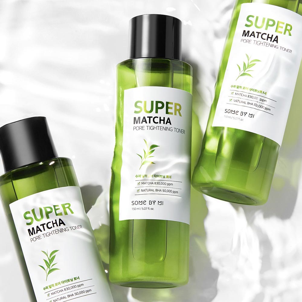 Nước hoa hồng thu nhỏ lỗ chân lông Some By Mi Super Matcha Pore Tightening Toner 150ml (IP04)