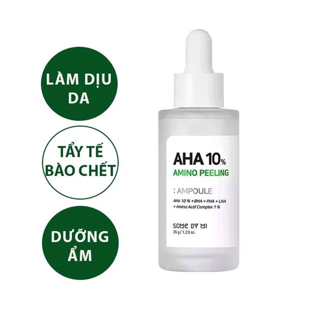Tinh chất tẩy tế bào chết, làm sáng da AHA 10% Some By Mi Amino Peeling Ampoule 35g