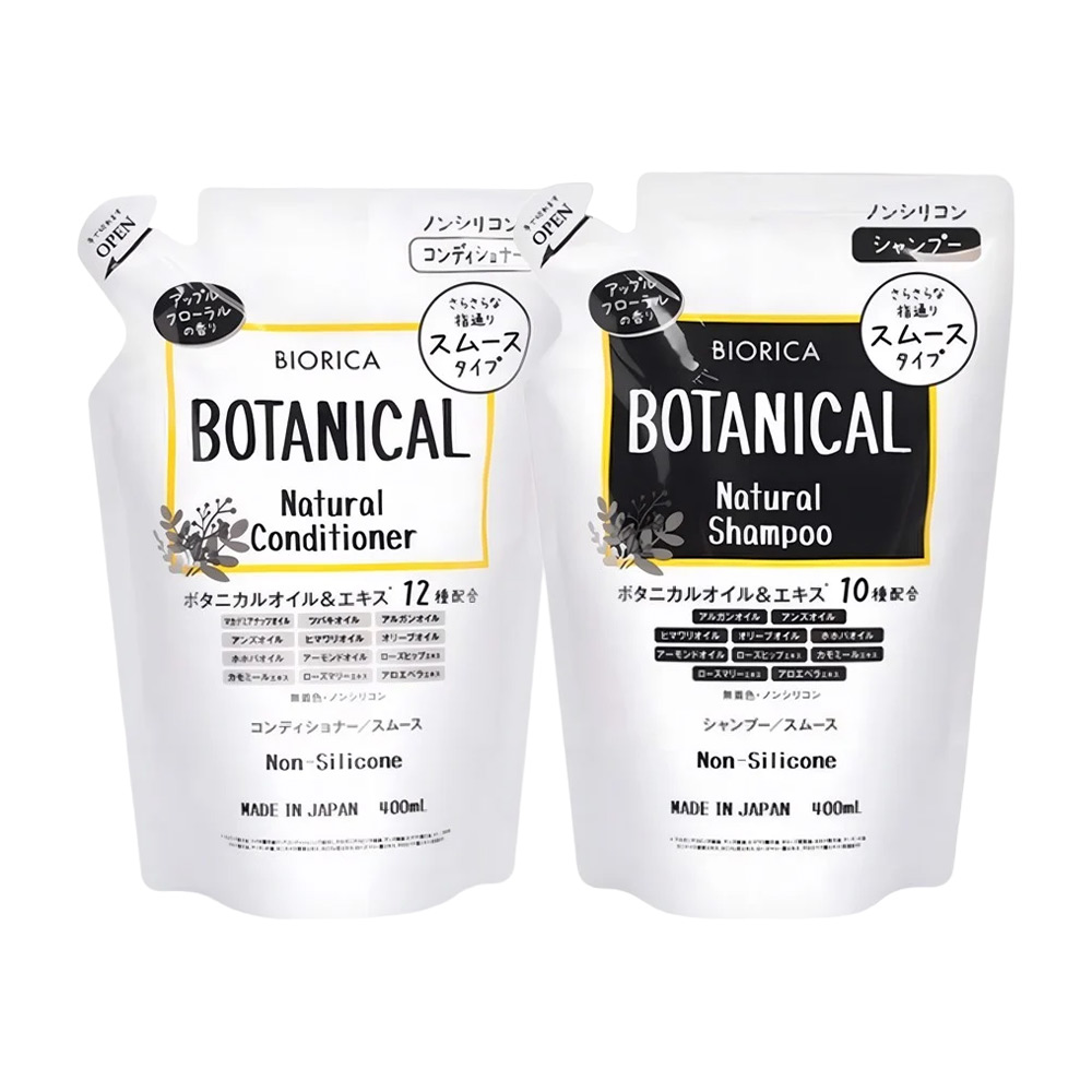 Bộ gội xả phục hồi tóc và giảm rụng tóc Bioliss Botanical 400ml (Dạng túi)